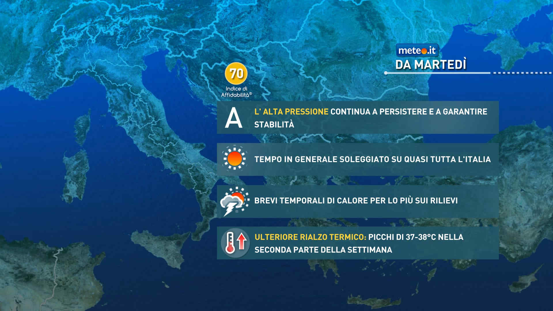 Meteo: caldo nuovamente intenso a inizio settimana, ma non per tutti! La tendenza