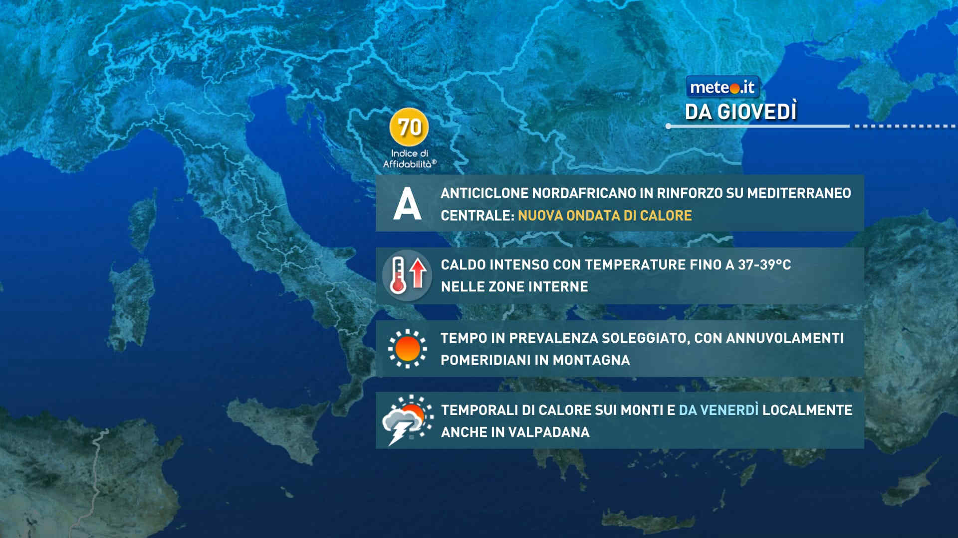 Meteo, torna l'Anticiclone nord-africano: ondata di calore in vista