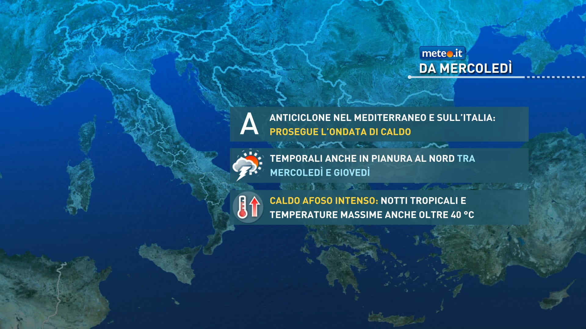 Meteo: tra venerdì 17 e sabato 18 apice della calura al Centro-Sud! La tendenza