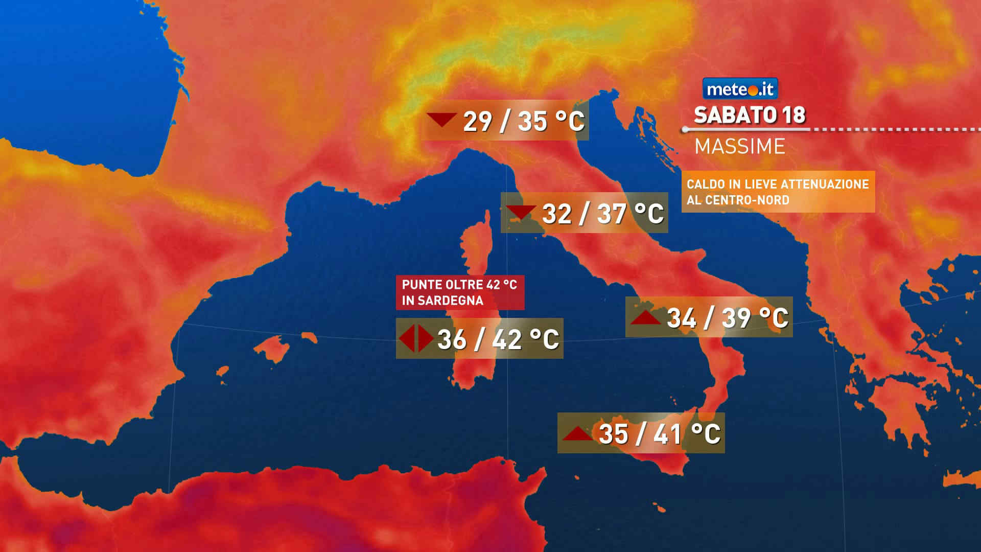 Meteo: nel weekend roventi Sud e Isole! Caldo attenuato al Centro-Nord