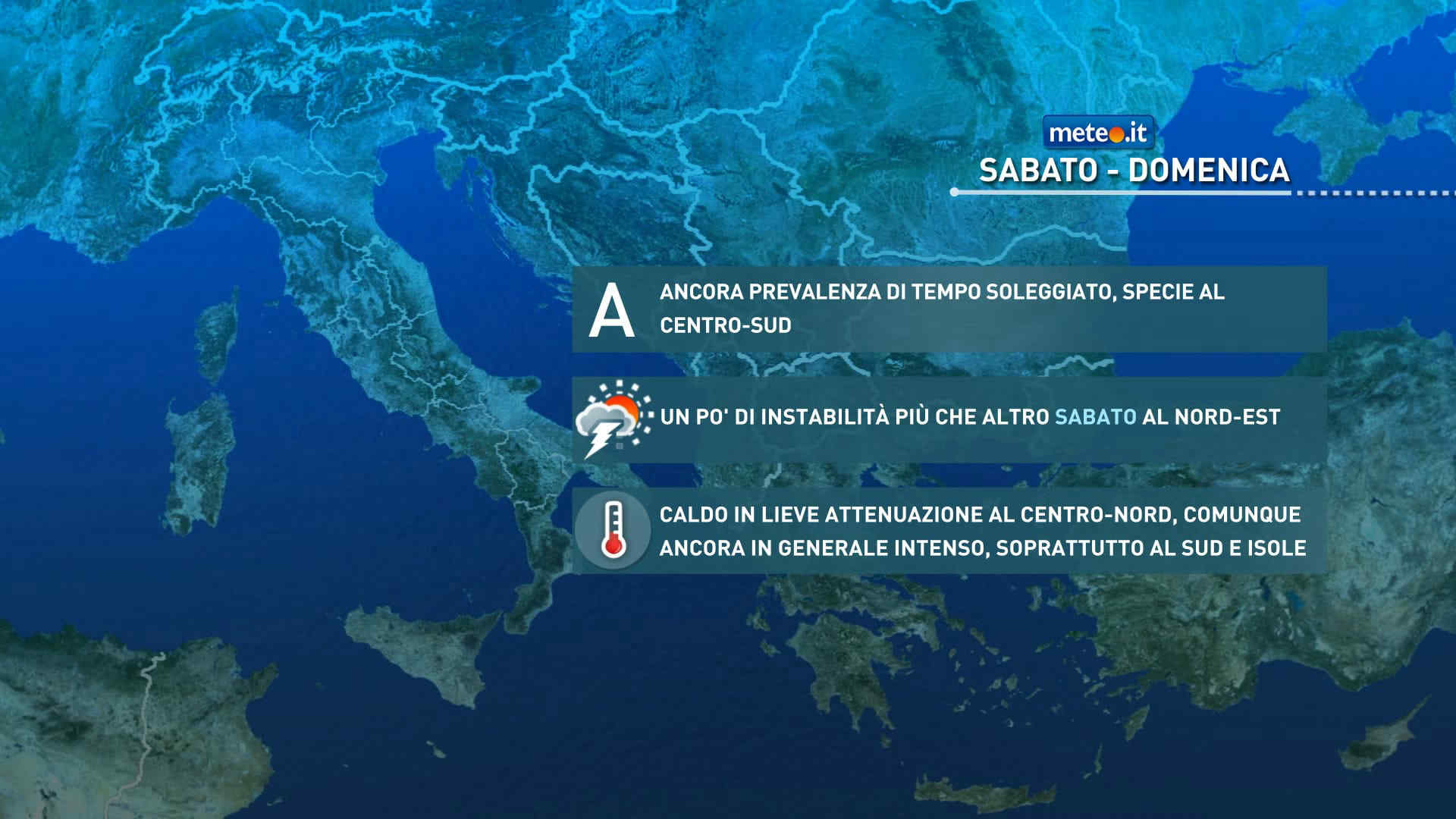Meteo 18 luglio: oltre 42 gradi in Sardegna! Nord instabile e meno caldo