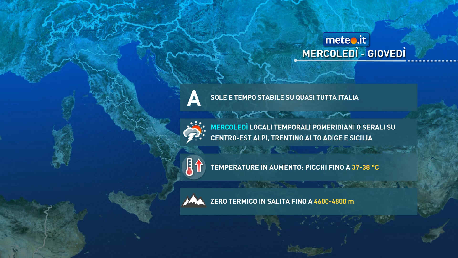 Meteo 29 luglio: al via nuova ondata di calore! Afa e caldo in aumento