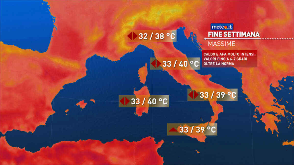 Meteo 1 agosto: calura estrema sull'Italia! In Sardegna fino a 41-42 gradi