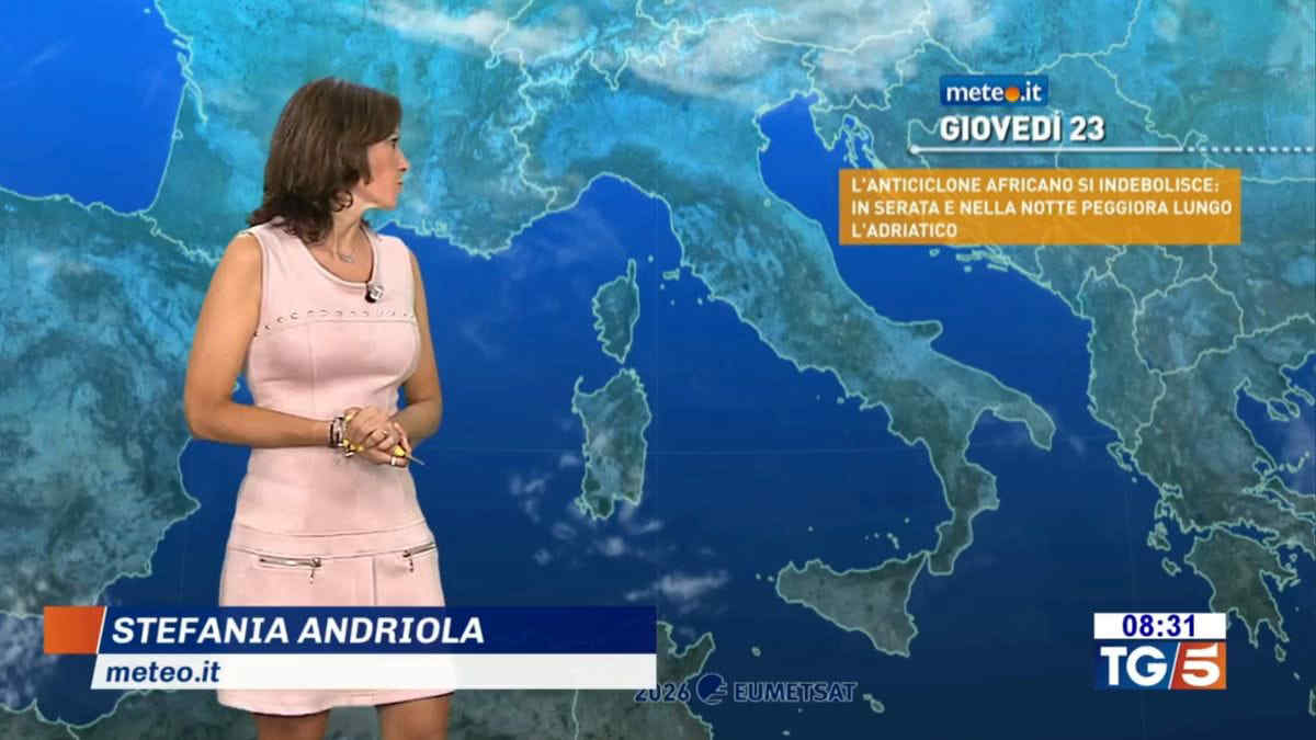 Meteo, il caldo intenso si attenua. Rovesci in arrivo