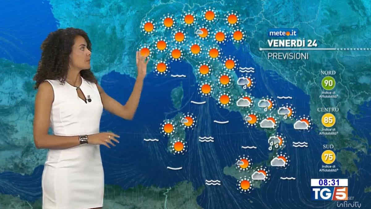 Meteo, temporali e calo termico al Sud: le previsioni del 24-25 luglio