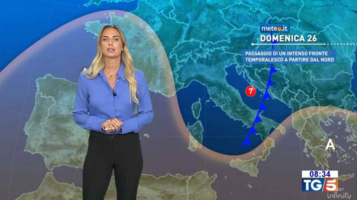 Meteo, perturbazione in arrivo: domenica 26 luglio rischio di forti temporali