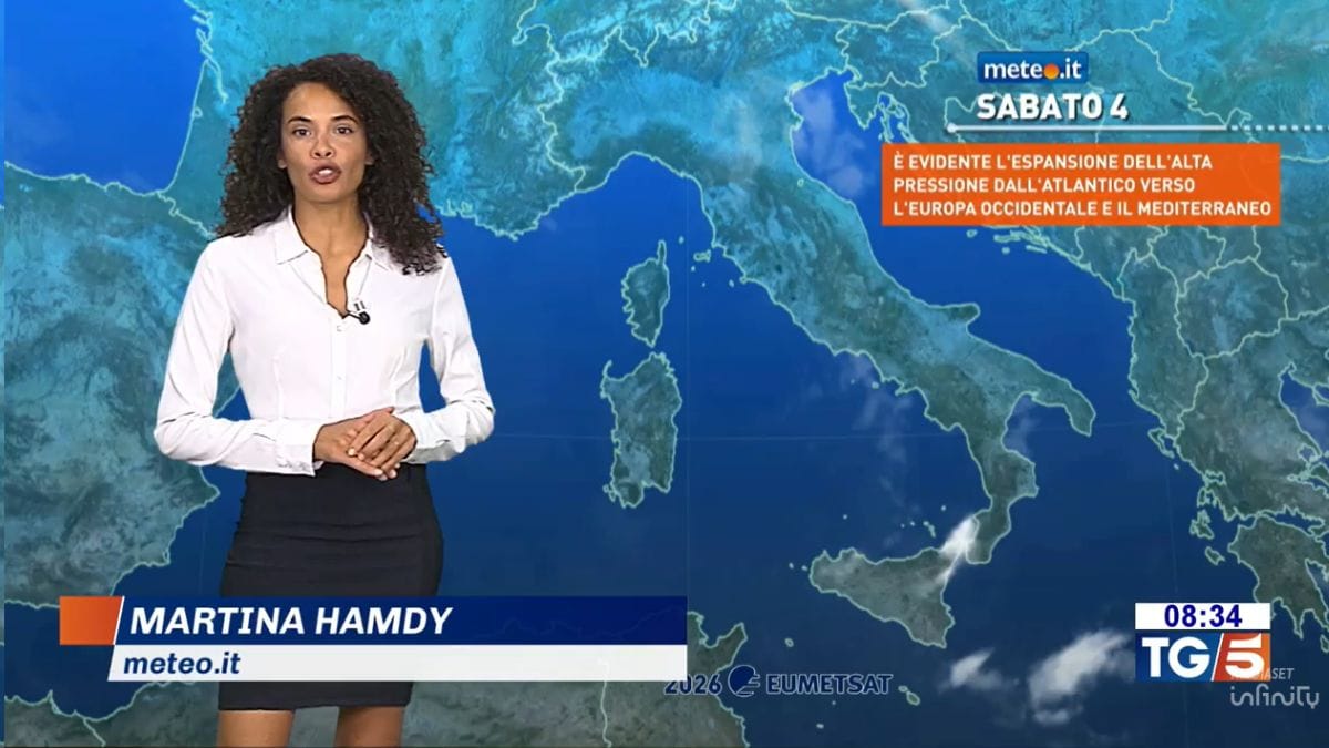 Meteo: 4-5 luglio con caldo non opprimente! Da lunedì 6 rialzo più deciso