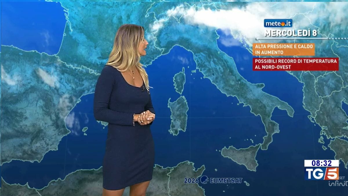 Meteo: caldo intenso e possibili record al Nord! Le previsioni per oggi (8 luglio)
