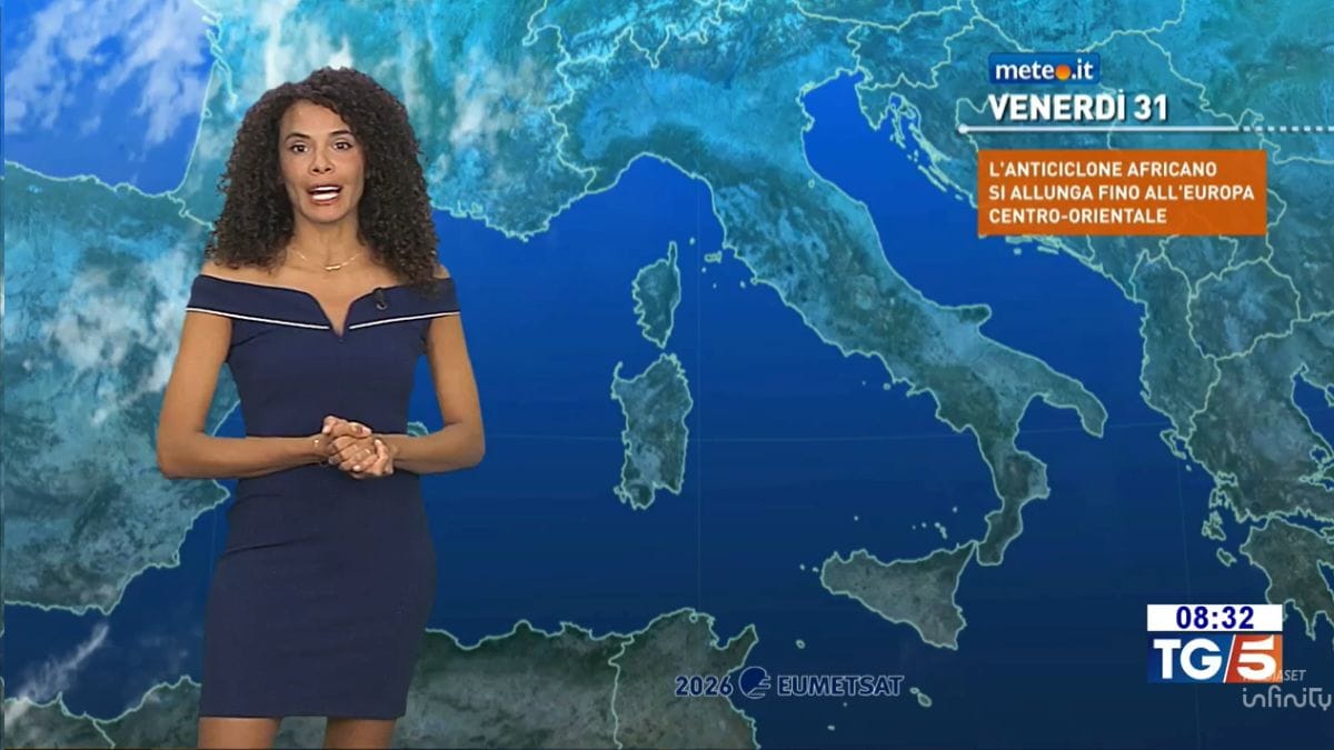 Meteo: ultimo giorno di luglio con caldo in ulteriore aumento!