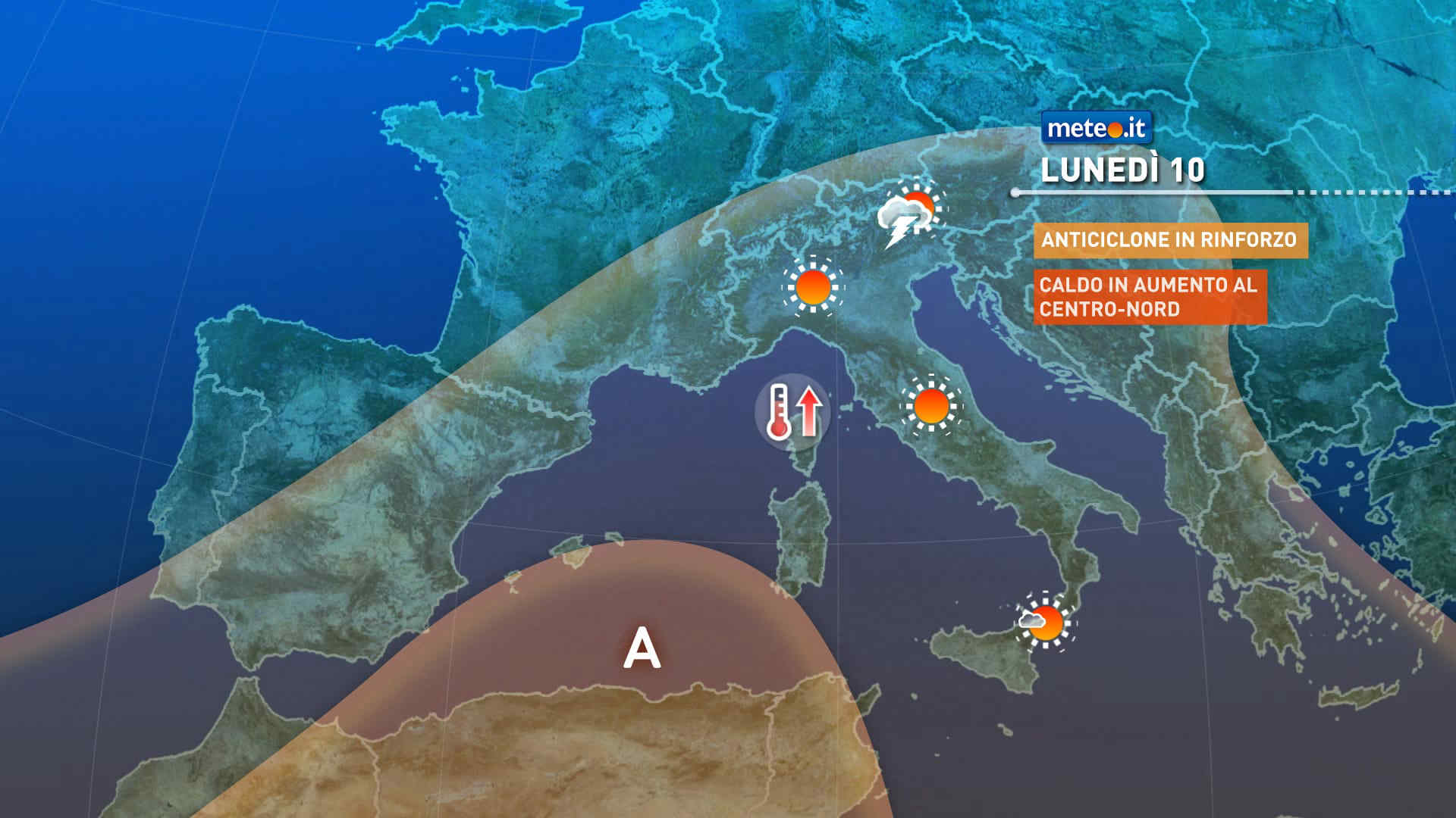 Meteo, l’intensa ondata di calore non molla