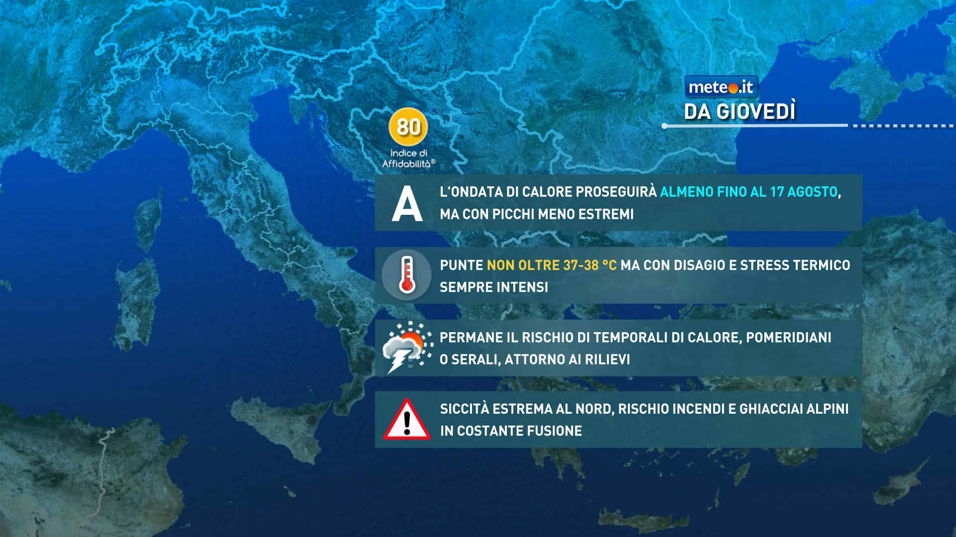Meteo, Ferragosto con caldo intenso poi possibile tregua: la tendenza