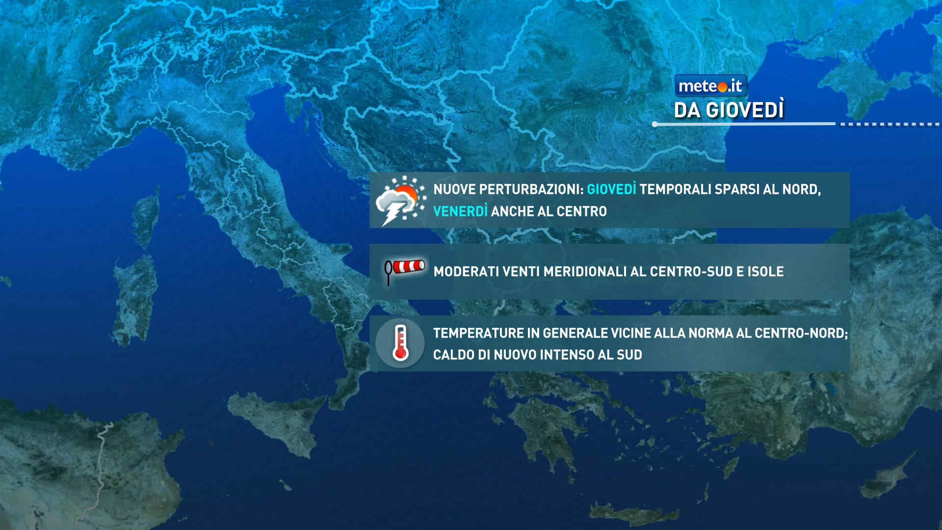 Meteo: 20-21 agosto con maltempo e rischio nubifragi al Nord! Al Sud il caldo raddoppia