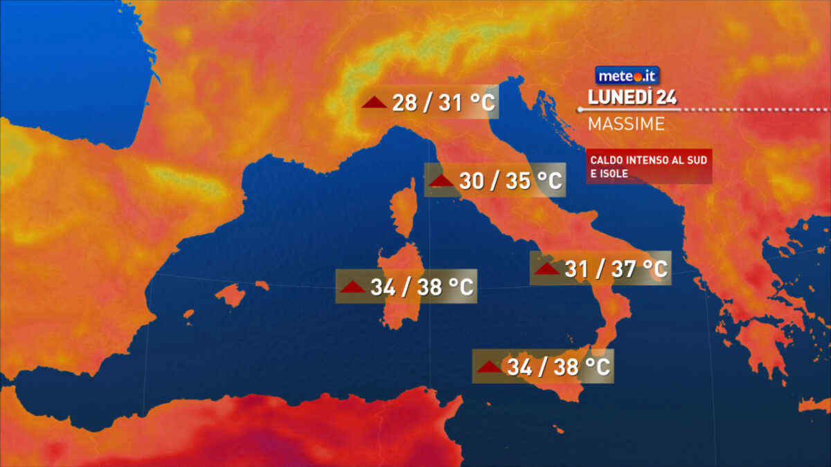 Meteo: settimana all'insegna di una nuova ondata di caldo! Le zone coinvolte
