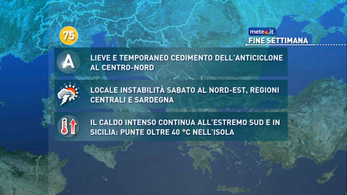 Meteo, weekend rovente al Sud e in Sicilia: la tendenza