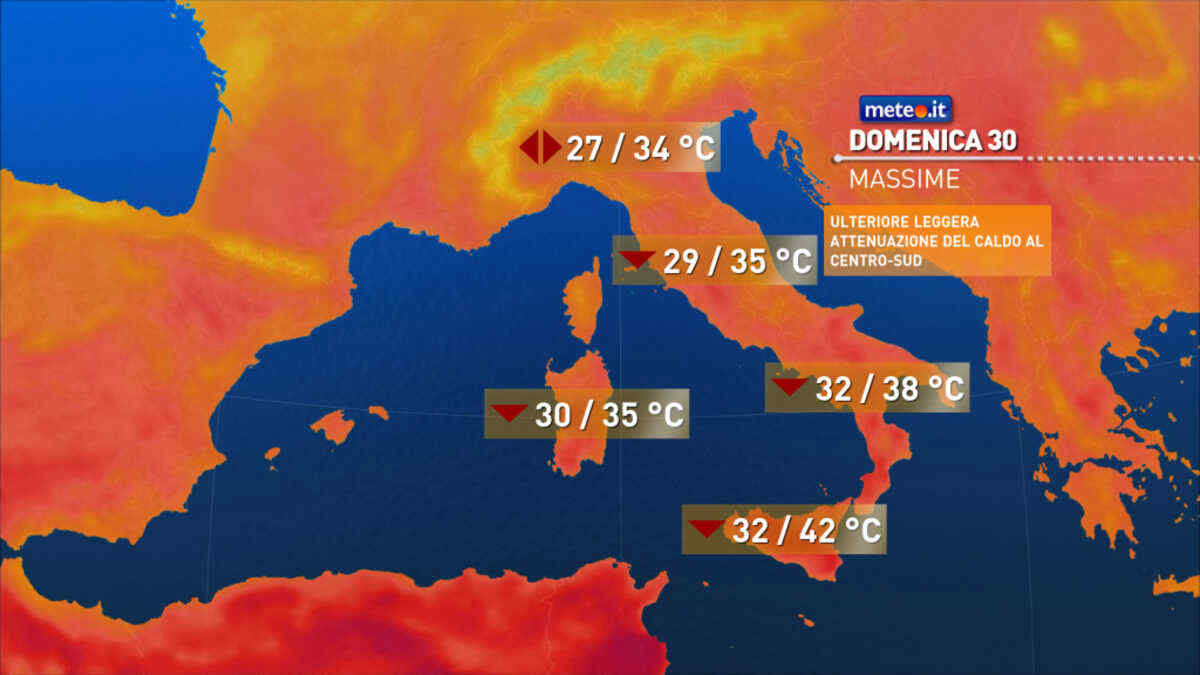 Meteo: quando il caldo si farà meno estremo al Sud? La tendenza