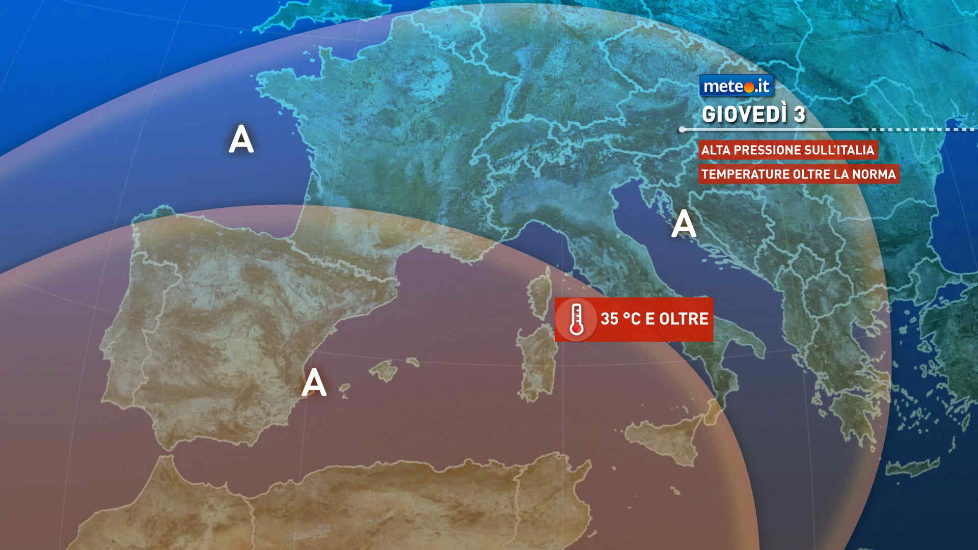 Meteo: da giovedì 3 settembre caldo in aumento! Valori oltre i 35 gradi