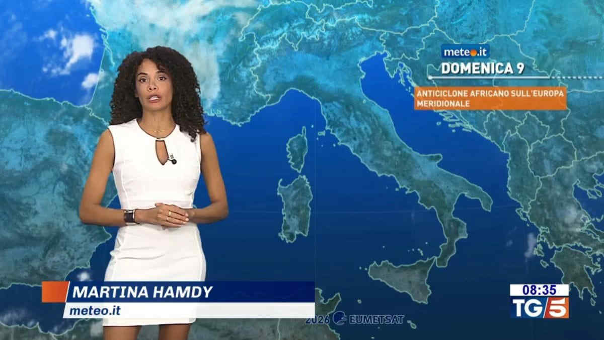Meteo, 9 agosto con caldo intenso al Centro-Sud. Temporali sui rilievi