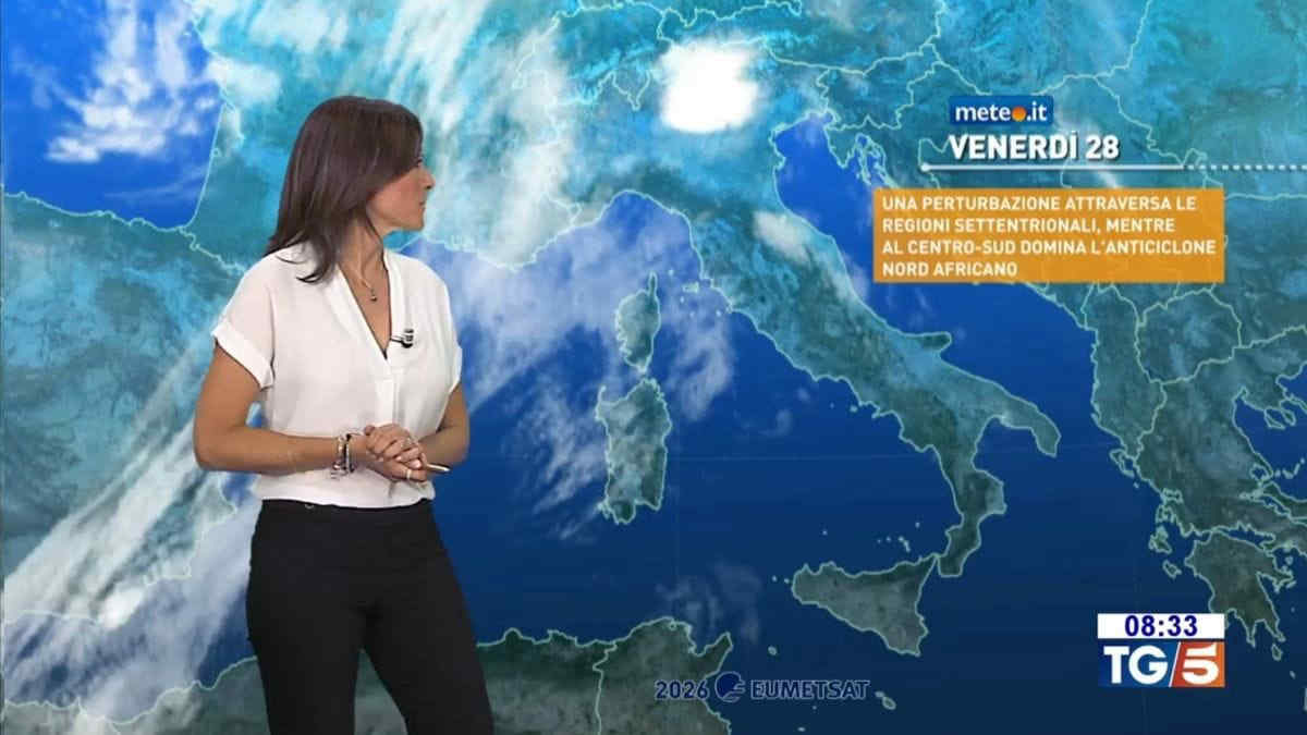Meteo: oggi (28 agosto) apice del caldo! Al Sud e in Sicilia valore estremi