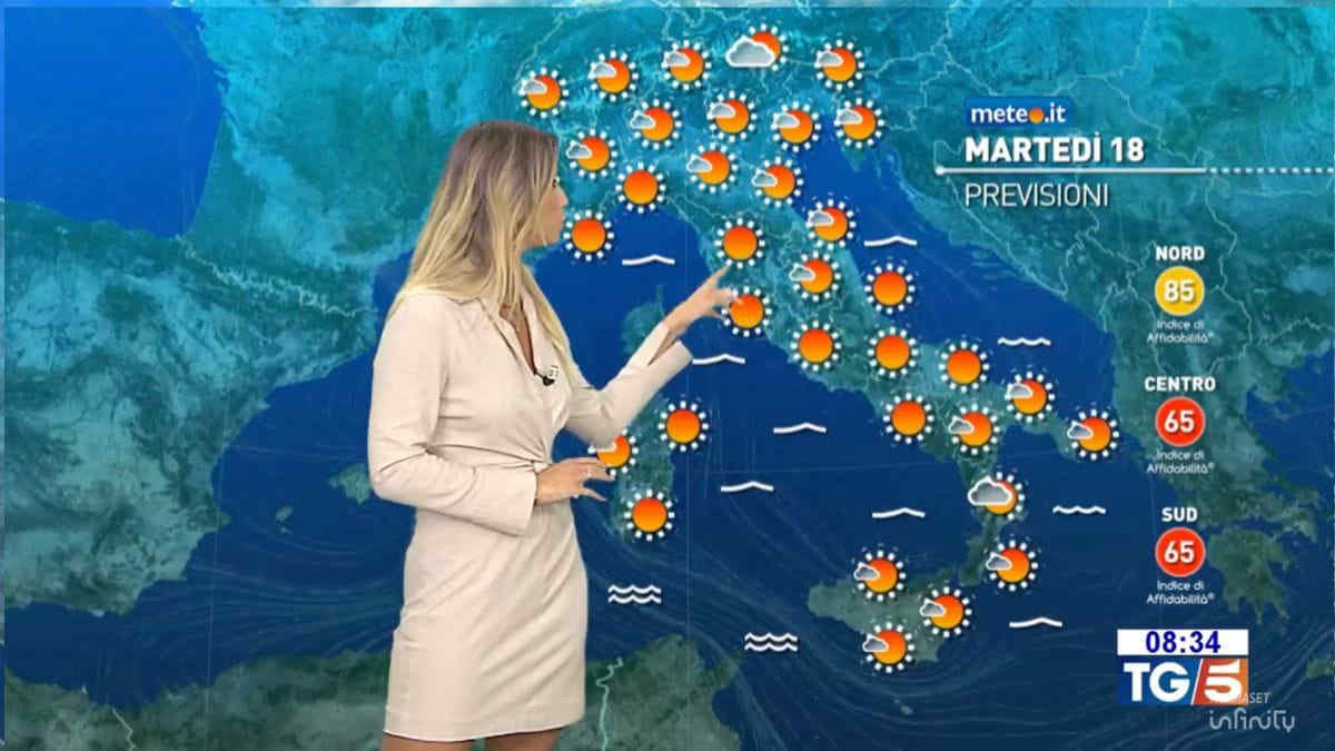 Meteo, fase instabile al Centro-sud: le previsioni del 18-19 agosto