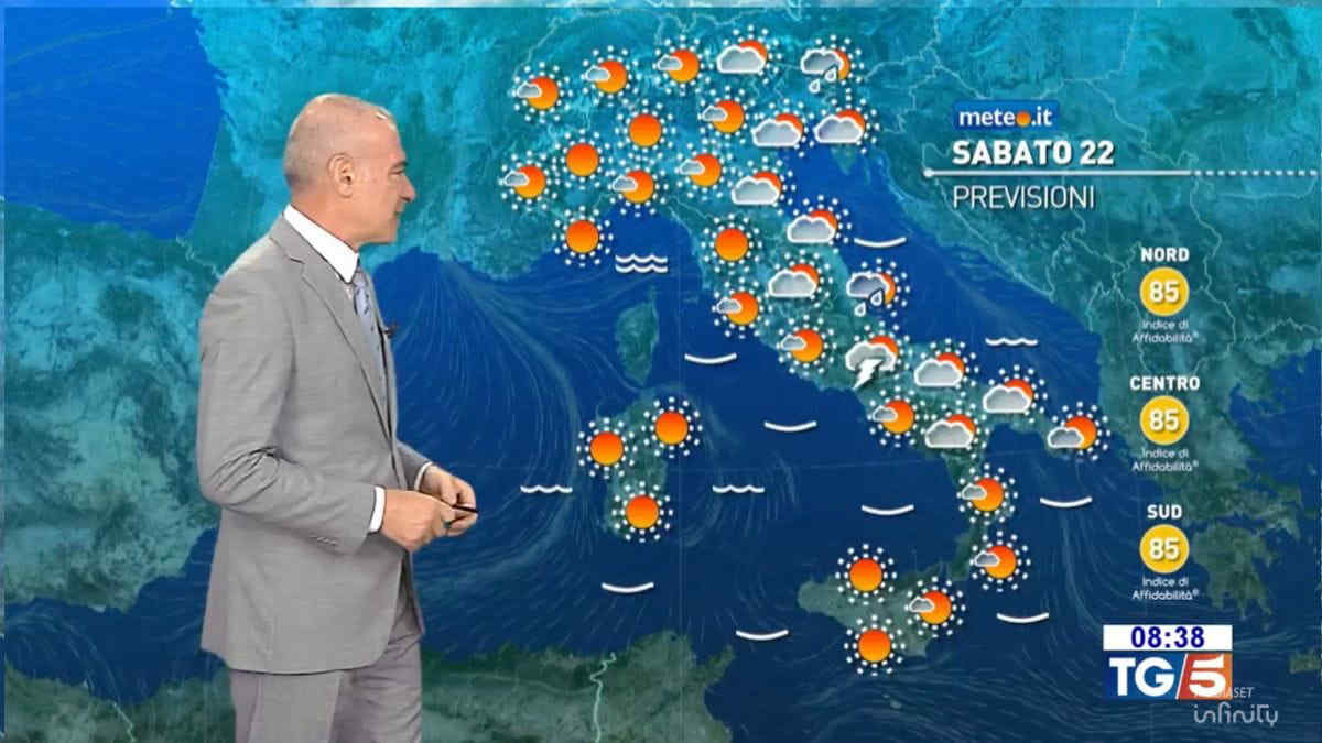 Meteo, migliora il tempo nel weekend: le previsioni del 22-23 agosto