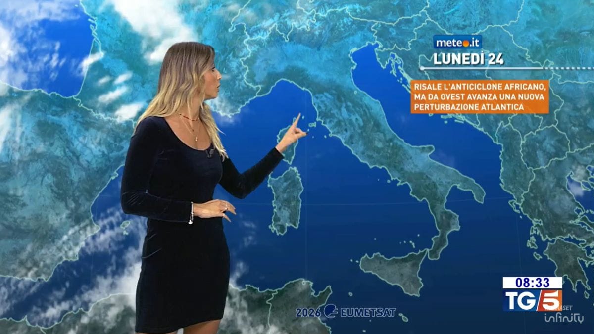 Meteo: 24-25 agosto con caldo africano al Centro-Sud, temporali al Nord