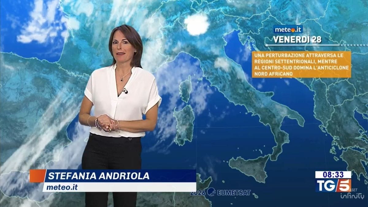 Meteo: oggi (28 agosto) apice del caldo! Al Sud e in Sicilia valore estremi