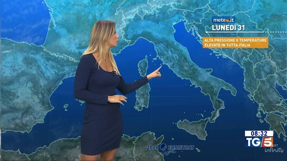 Meteo: anticiclone e caldo anomalo! Valori meno estremi ma sempre elevati