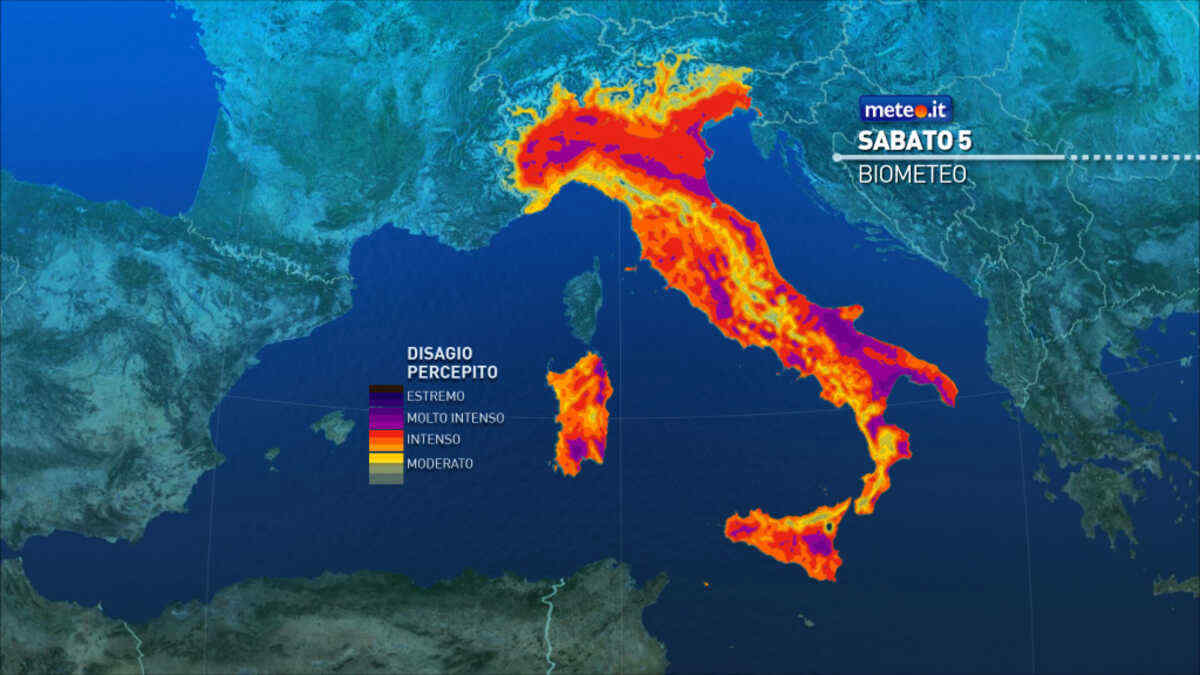 Meteo: primo weekend di settembre con caldo oltre la norma!