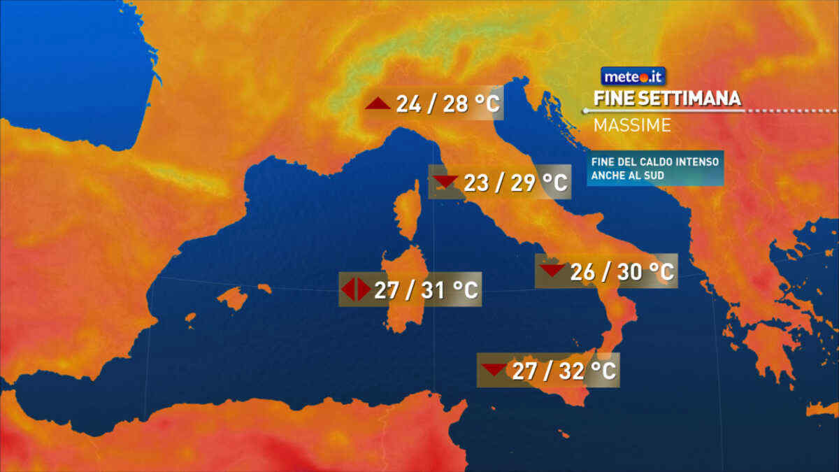 Meteo: entro sabato 12 fine del caldo anomalo anche al Sud! Cosa succede dopo?