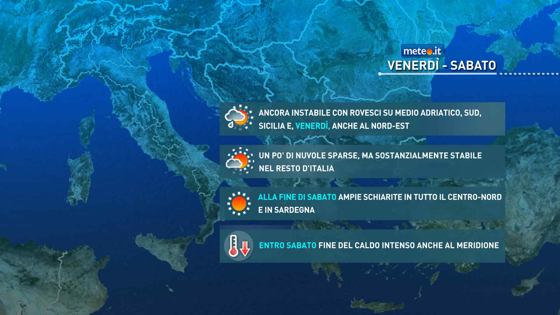 Meteo 11 settembre: il caldo anomalo sta per terminare anche al Sud!
