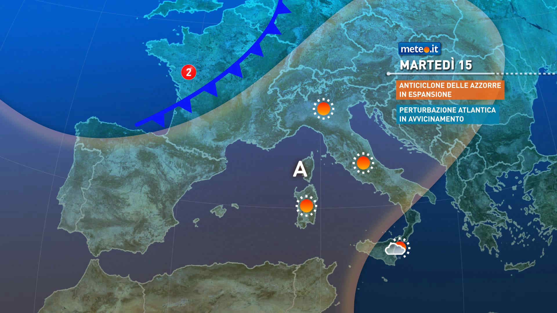 Meteo, oggi martedì 15 settembre prevalenza di sole. Instabile al Sud