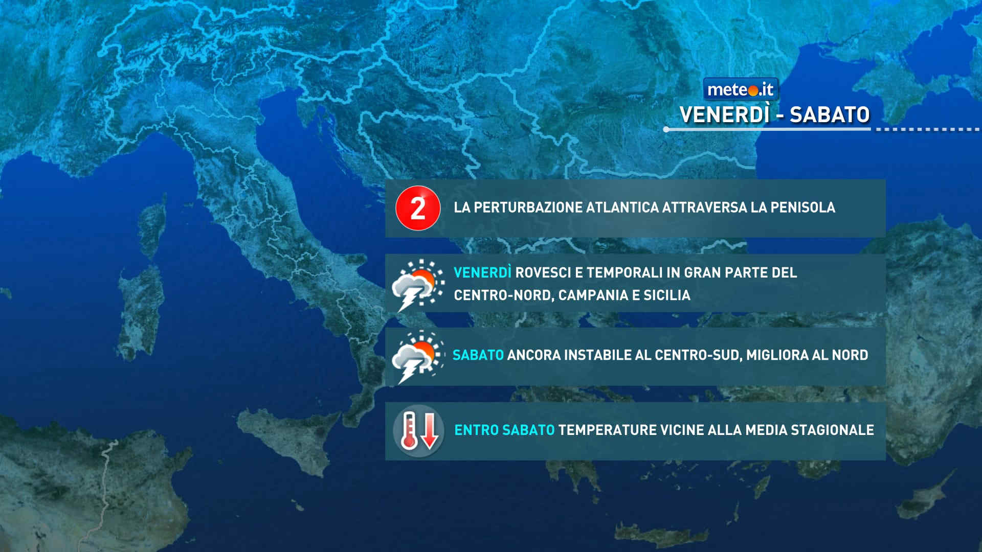 Meteo 18 settembre: marcata instabilità al Centro! Clima più fresco