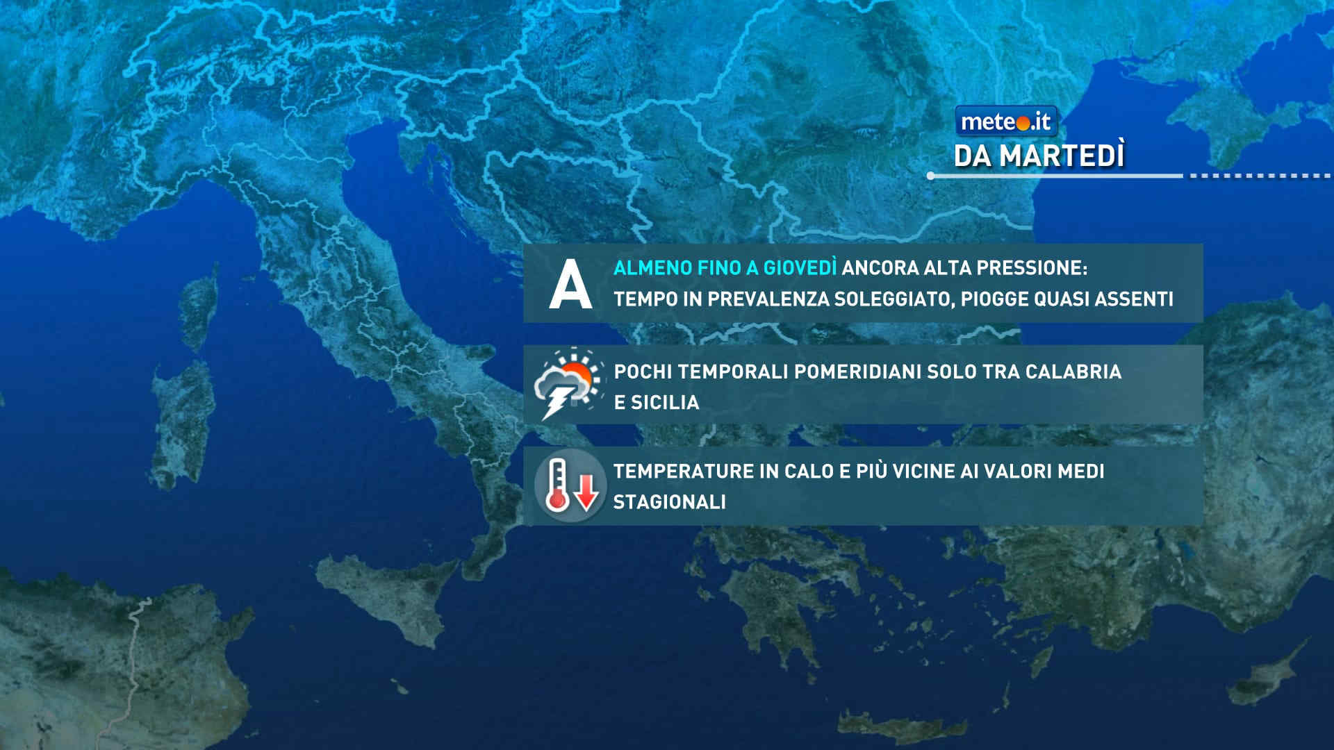 Meteo, aria più fresca in arrivo: temperature vicine alla norma tra il 22 e il 23 settembre
