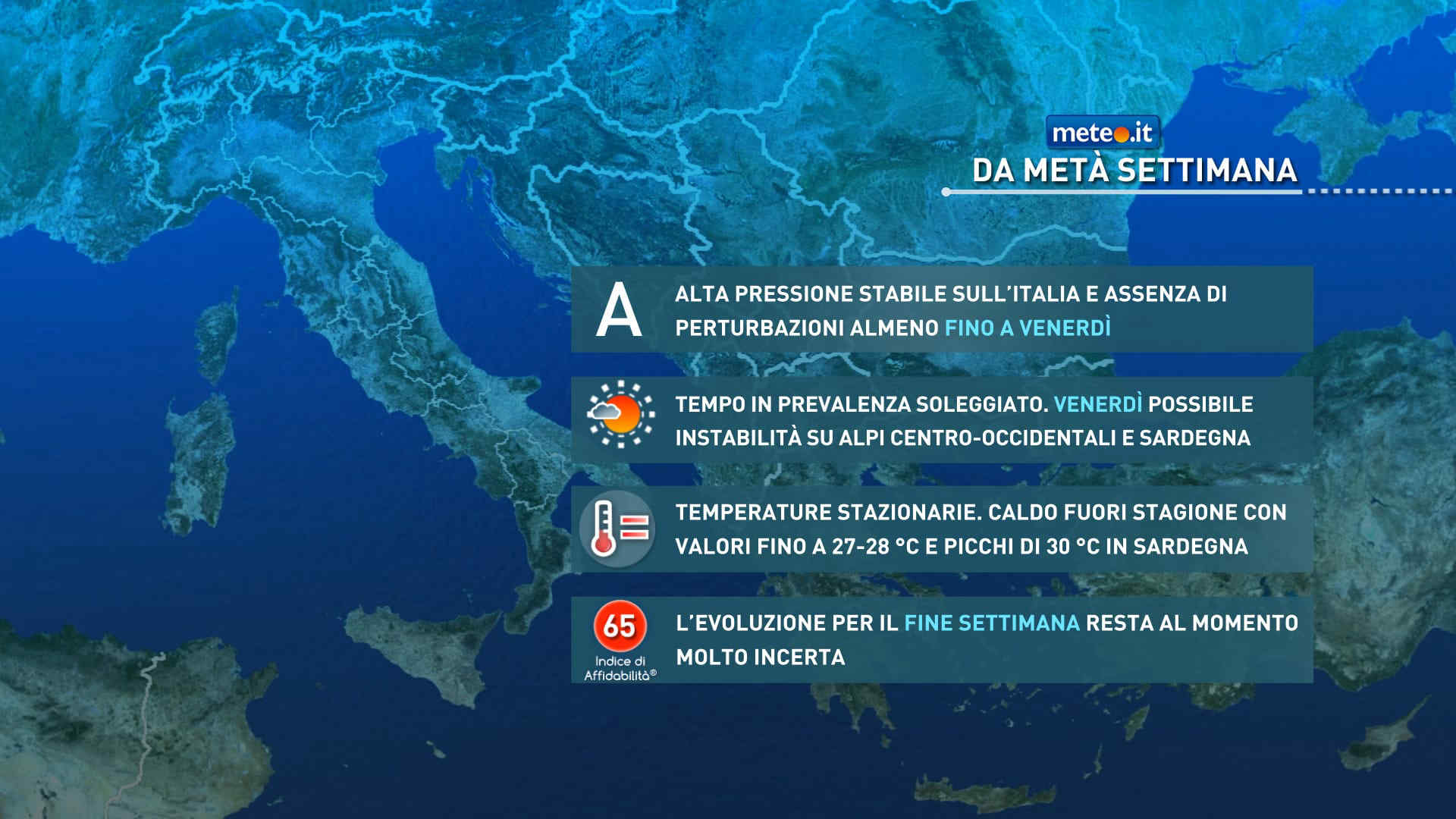 Meteo, caldo fuori stagione e niente piogge: la tendenza dal 30 settembre