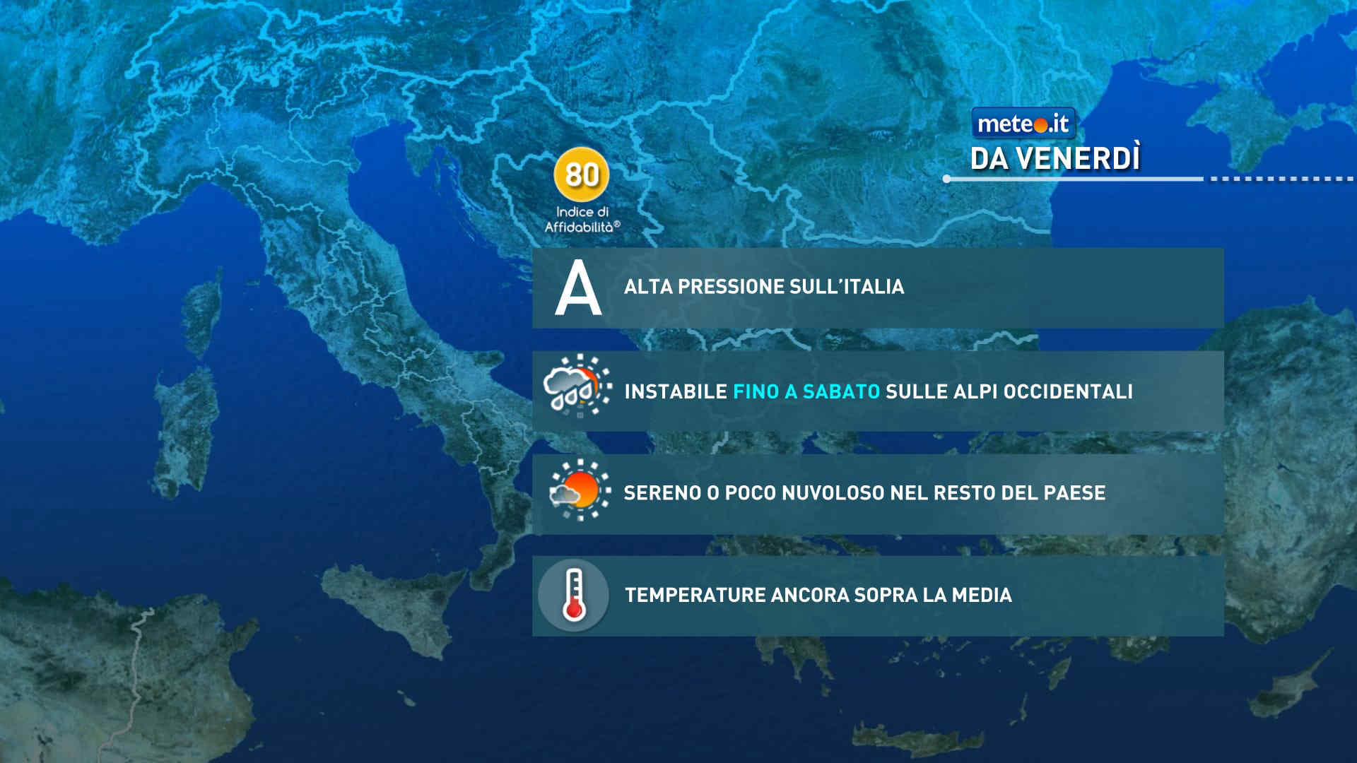 Meteo: inizio ottobre nel segno di un clima tardo-estivo! La tendenza