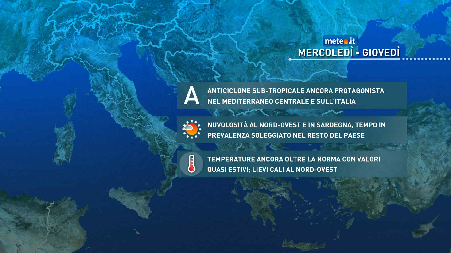 Meteo 30 settembre: caldo quasi estivo e poche piogge!