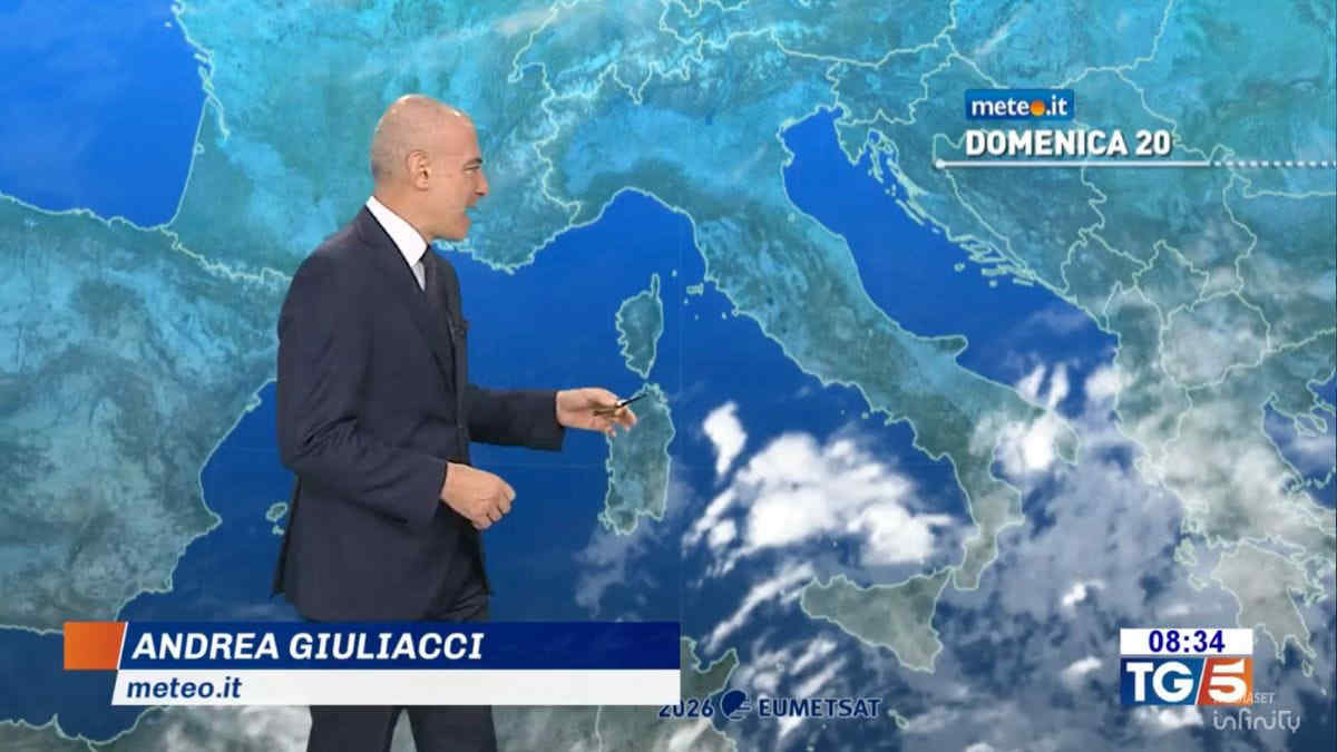Meteo, domenica instabile al Sud con temperature ancora estive