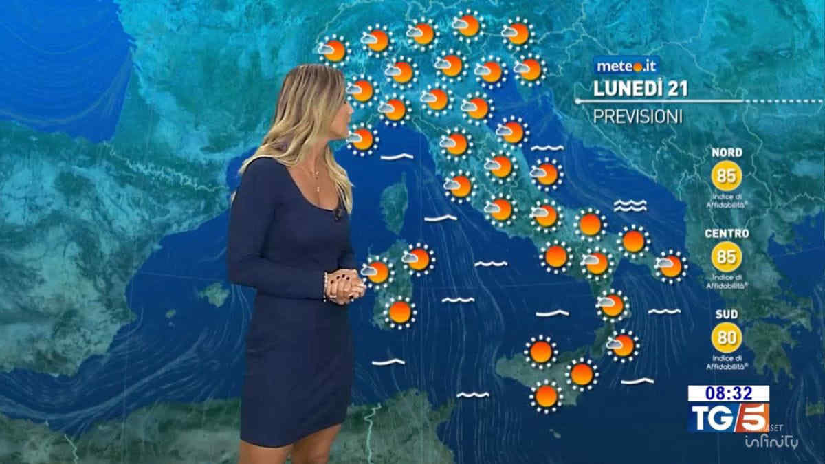 Meteo, temporaneo calo termico dal 22 settembre: le previsioni