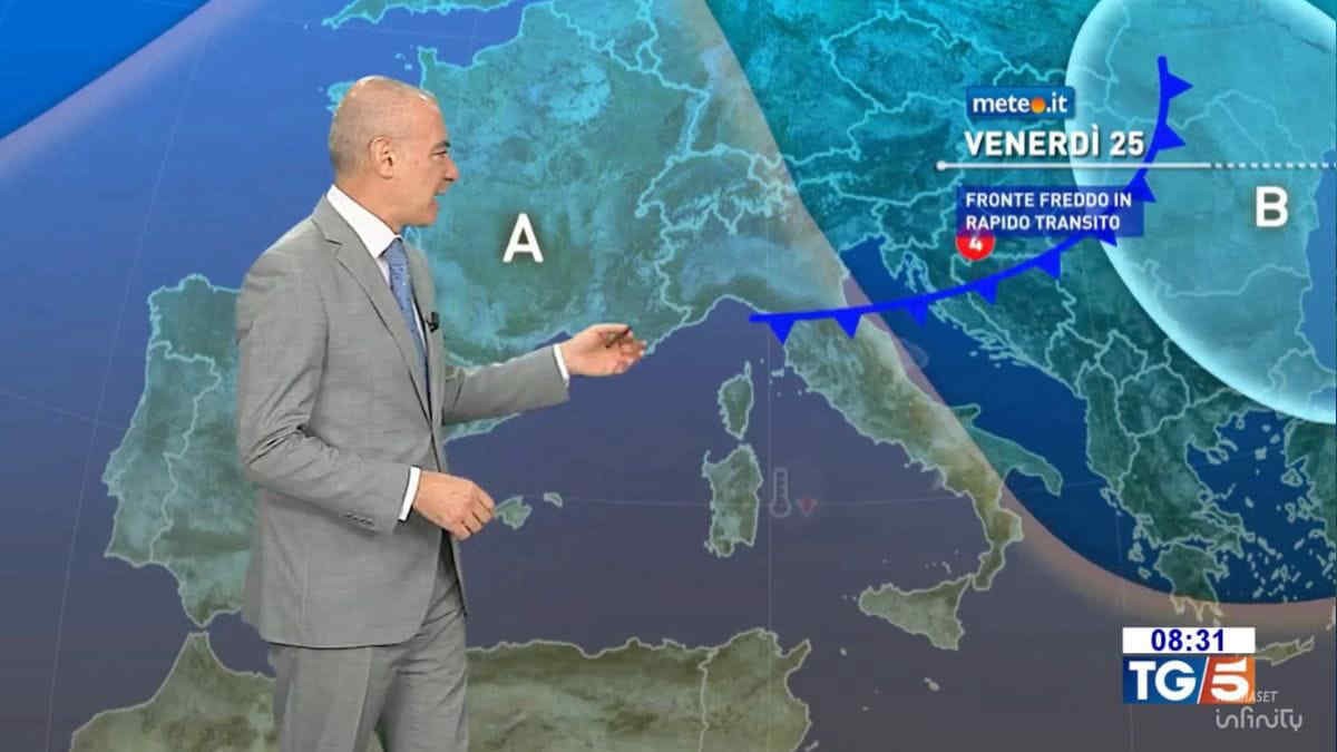 Meteo, nuvole in aumento e venerdì rapida perturbazione: le previsioni del 24-25 settembre