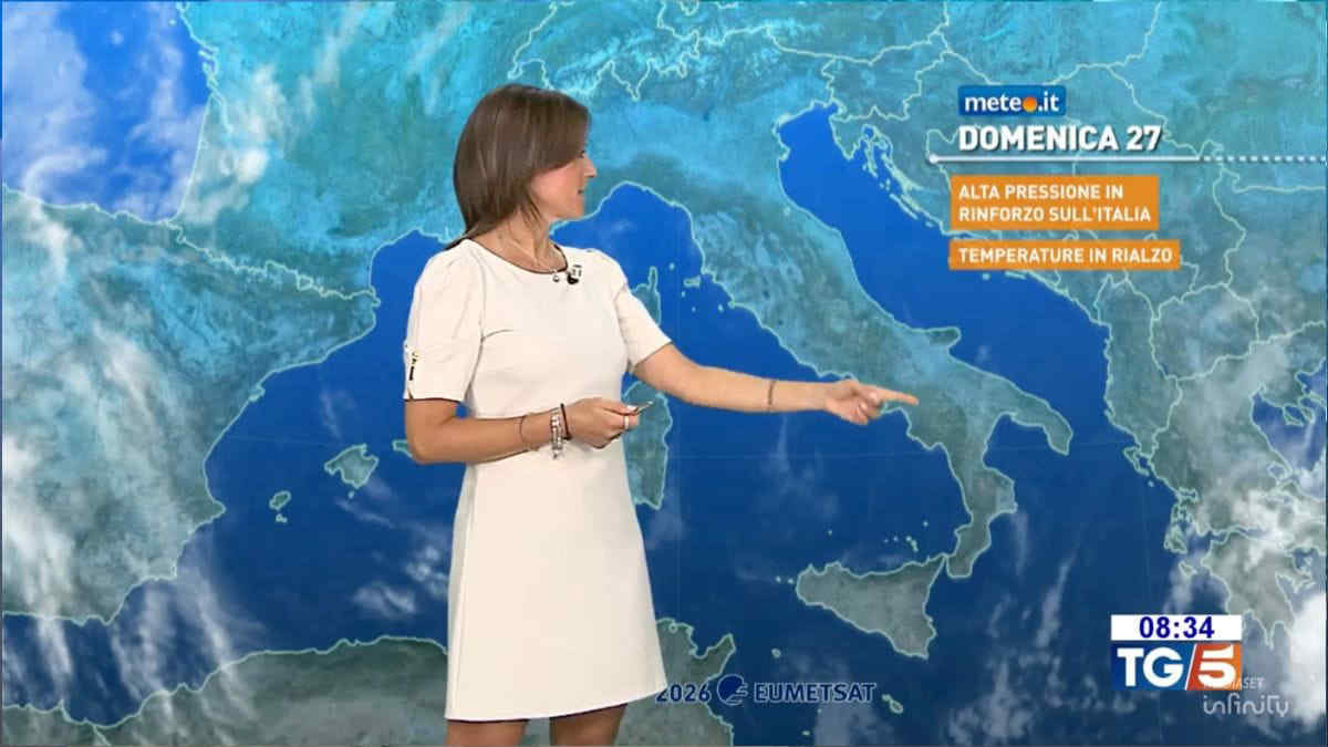 Meteo, alta pressione sub-tropicale: assenza di piogge e caldo anomalo