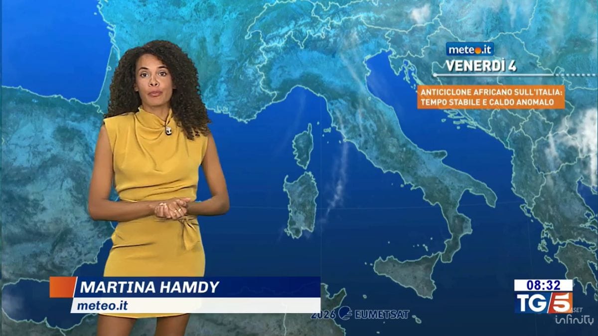 Meteo: oggi (4 settembre) caldo in aumento! Forti anomalie sulle Alpi