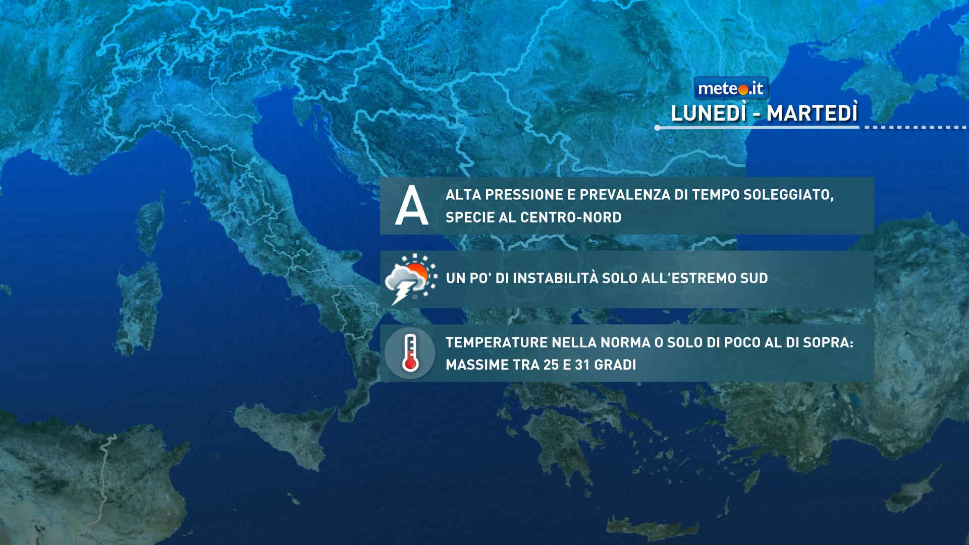 Meteo 14 settembre: domina l'Anticiclone delle Azzorre! Caldo non intenso