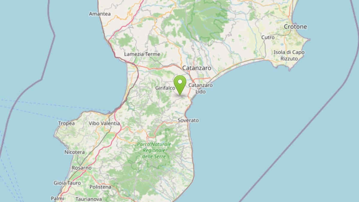 Terremoto a Catanzaro, scossa di magnitudo 3.5: continua lo sciame sismico