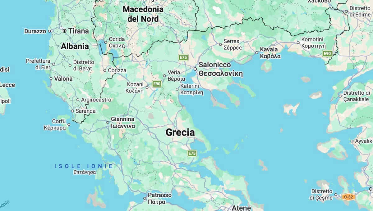 Sisma di magnitudo 3,9 al confine tra Grecia e Albania: scossa avvertita nei Balcani