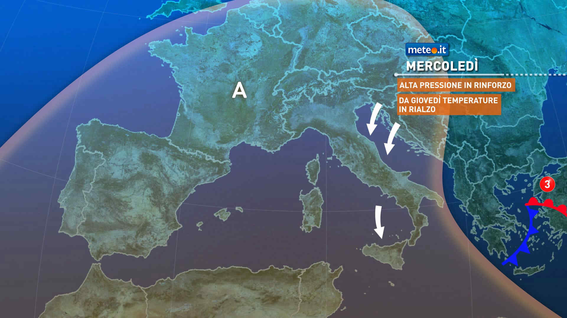 Meteo, anticiclone in arrivo: la tendenza da mercoledì 14 ottobre