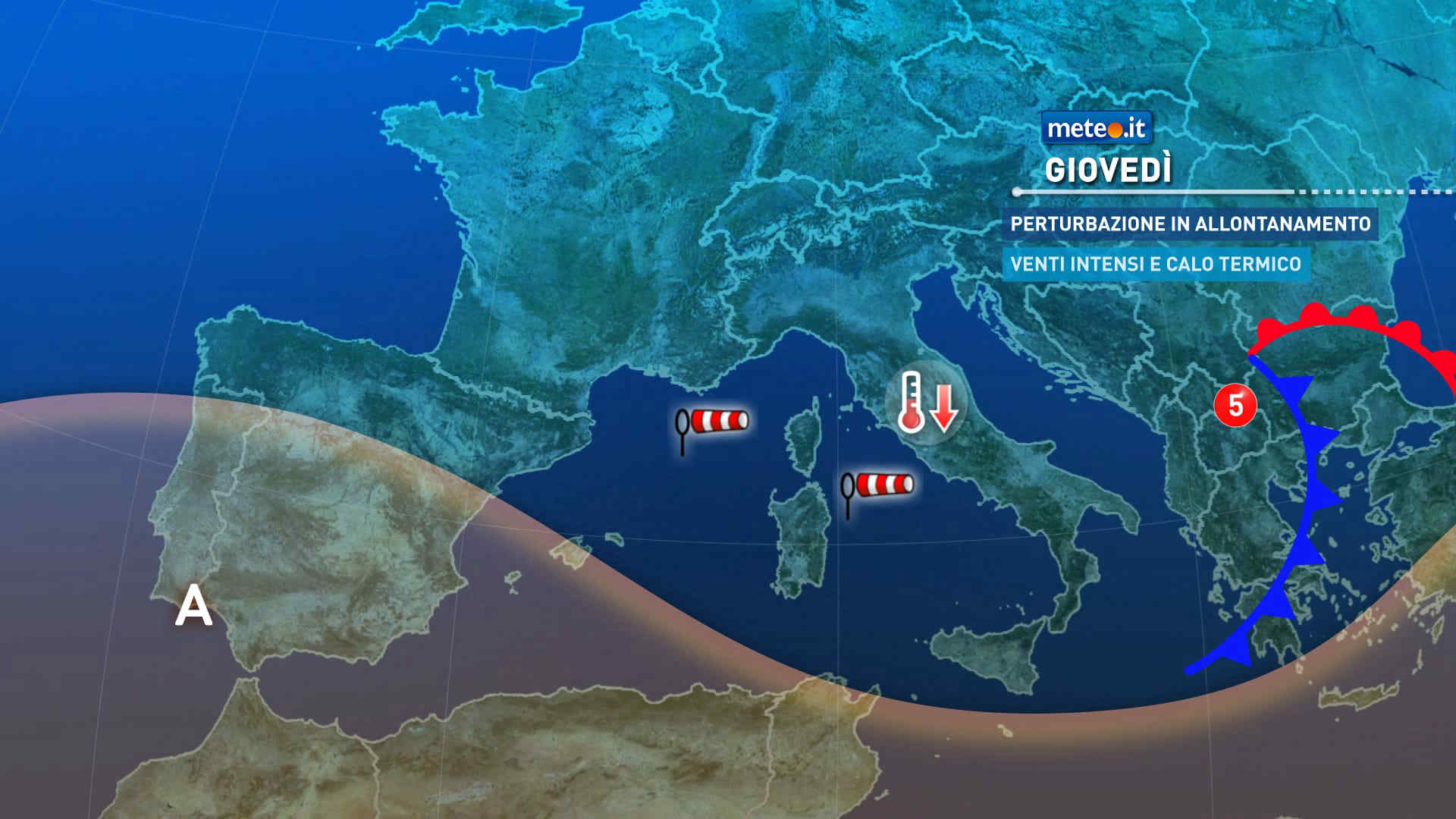 Meteo, giovedì 22 ottobre tempo in miglioramento ma ventoso