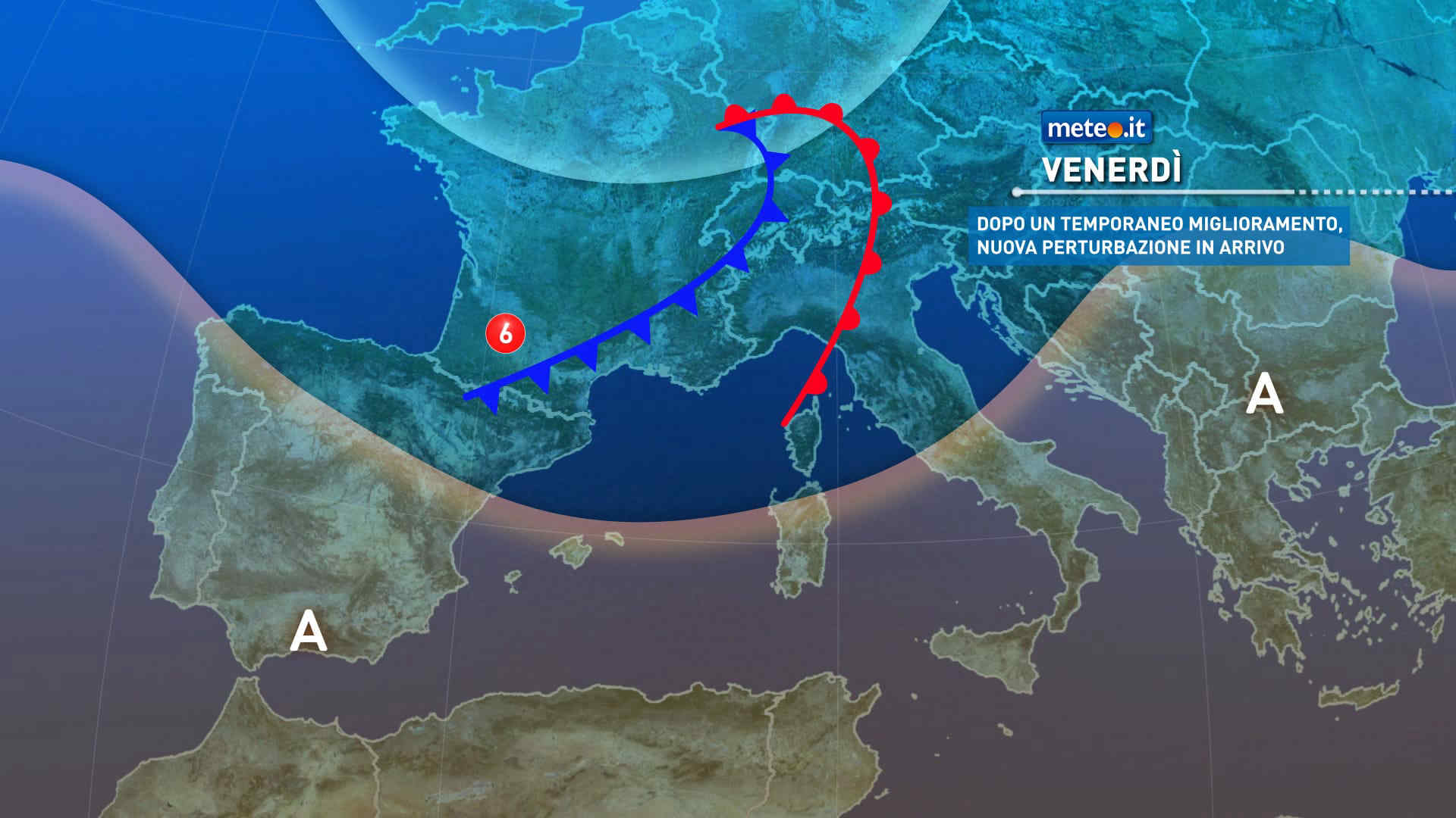 Meteo, nuova perturbazione sull'Italia: le previsioni da venerdì 23 ottobre