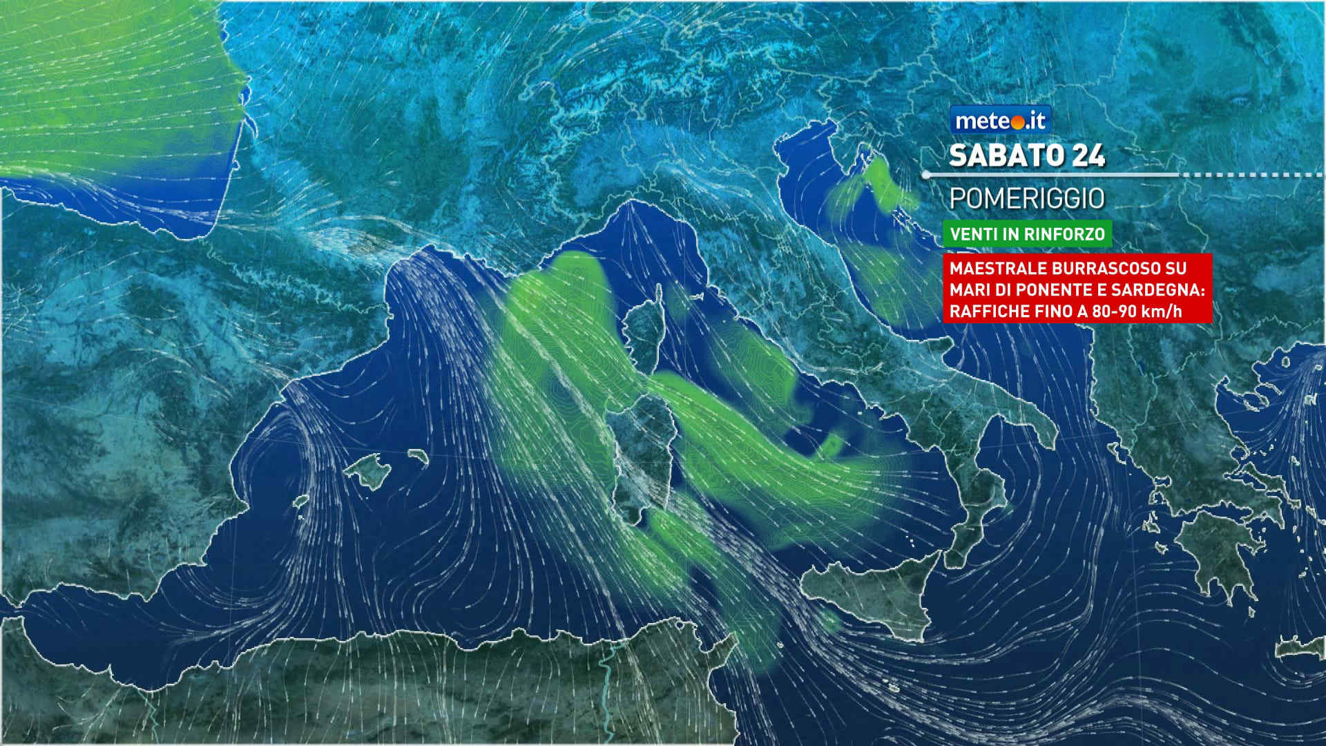 Meteo, sabato con piogge e vento di burrasca: le previsioni dal 24 ottobre