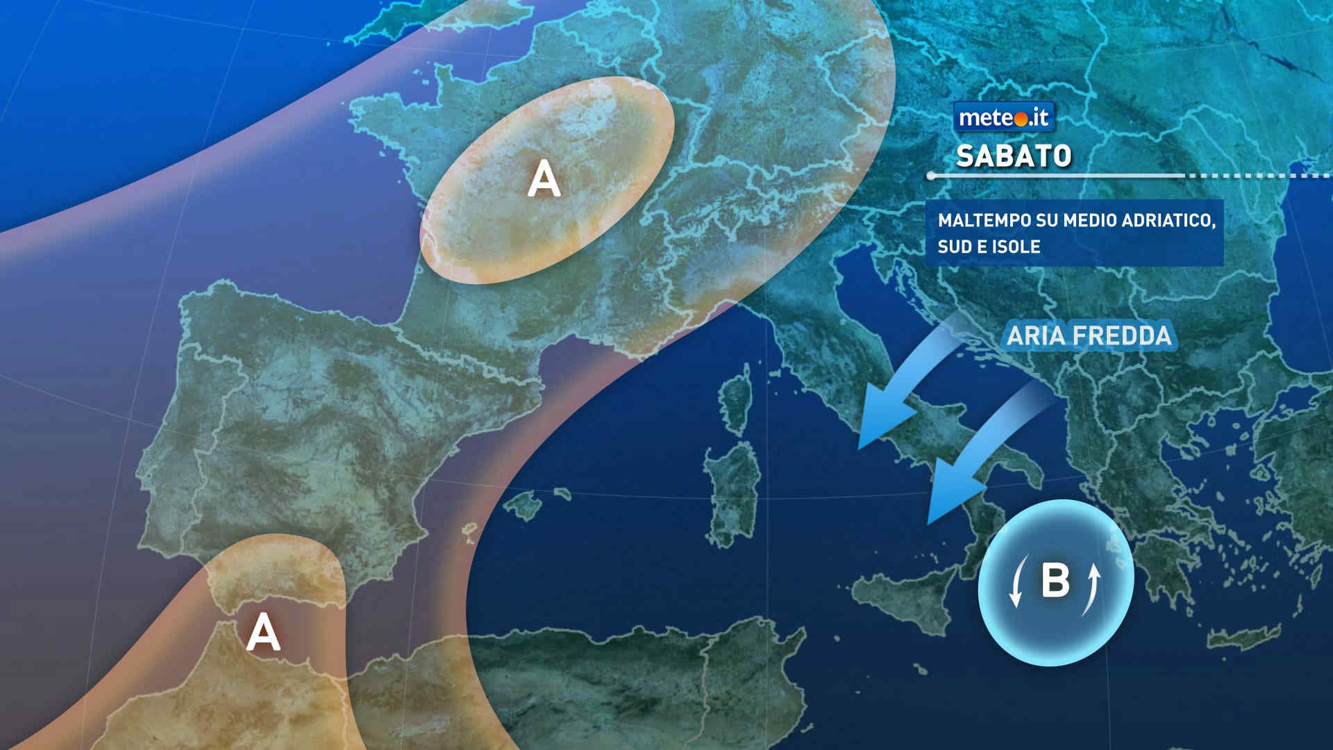 Meteo, oggi, sabato 31 ottobre, perturbazione n.7 in transito