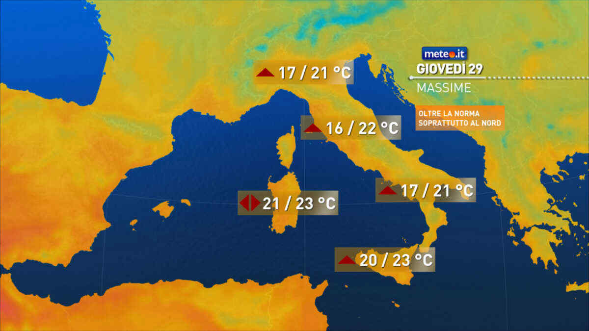 Meteo: 29 ottobre con alta pressione, ma il cambiamento è vicino!